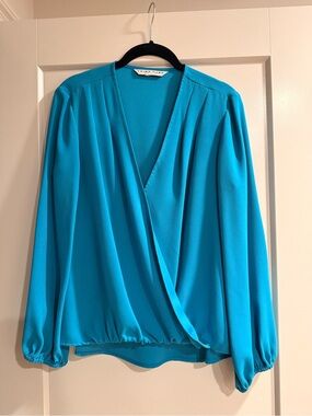 Trina Turk Bask Faux Wrap Top